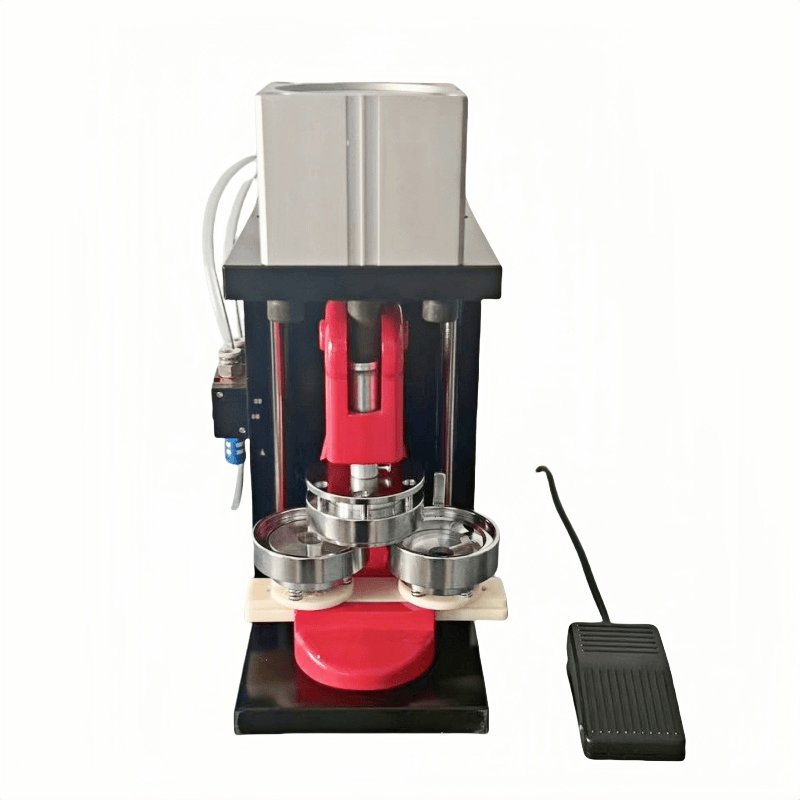 25 32 37 44 50 56 58 75MM Automatic Pin Badge Maker Button Making Machine Pneumatic Badge Making Machine