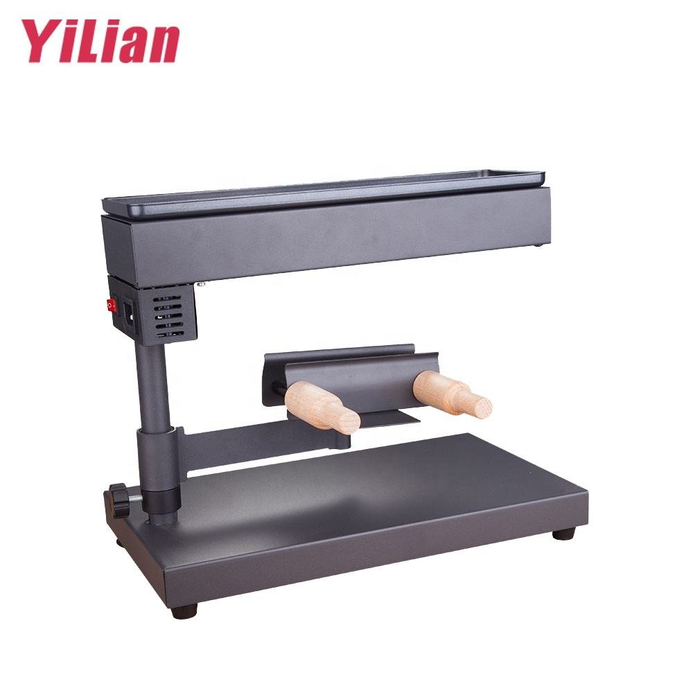 600W Multi-Function Electric Swiss Dish making machine Commercial Electric Raclette Cheese Melter Non-stick mozzarella melting
