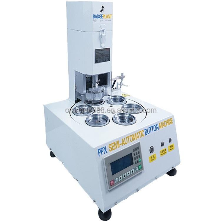 PPX Electric Button Making Machine High Speed High Volume Production In 30 Different Sizes