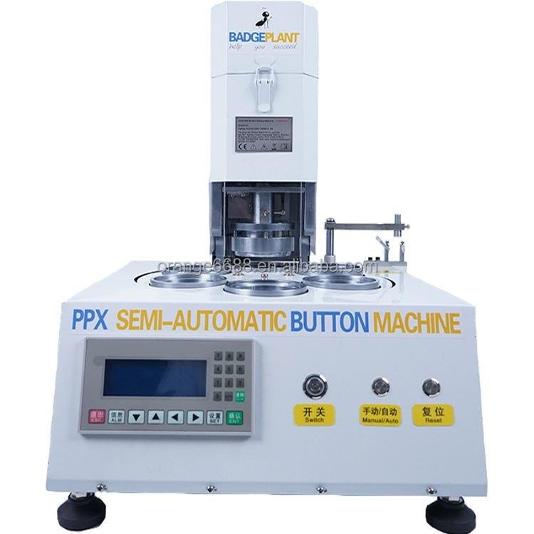 PPX Electric Button Making Machine High Speed High Volume Production In 30 Different Sizes