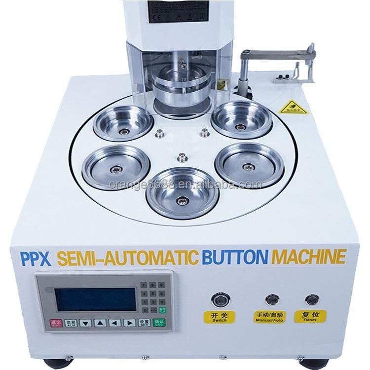 PPX Electric Button Making Machine High Speed High Volume Production In 30 Different Sizes