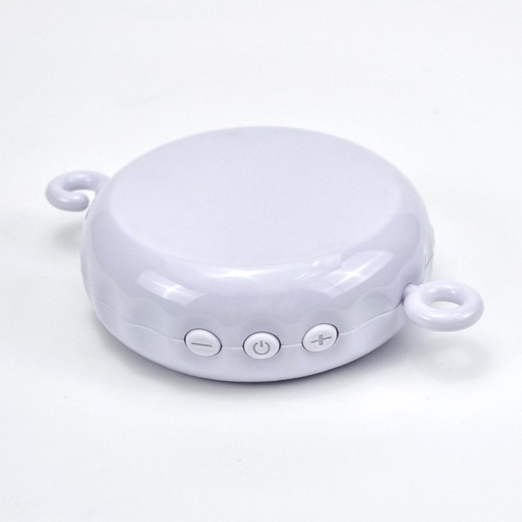 White noise machine baby The best-selling white movable baby music crib toy plastic baby sleeping machine