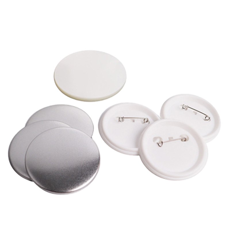 DIY badge maker button making machine with button mold badge press machine with 100pcs badge materials free cutter