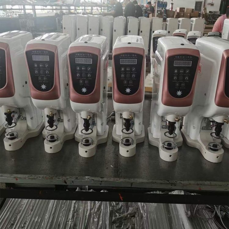 jeans eyelet plastic button holes punching machine apparel machine
