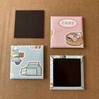 50*50MM 80*53MM Manual Rectangle Fridge Magnet Maker Machine All-Metal Tinplate Badge Making Machine With Mold