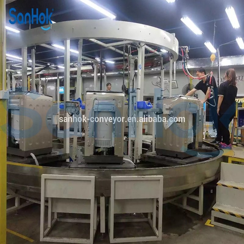 Automatic Front Loading Washing Machine Assembly Line For Washing Machine Production