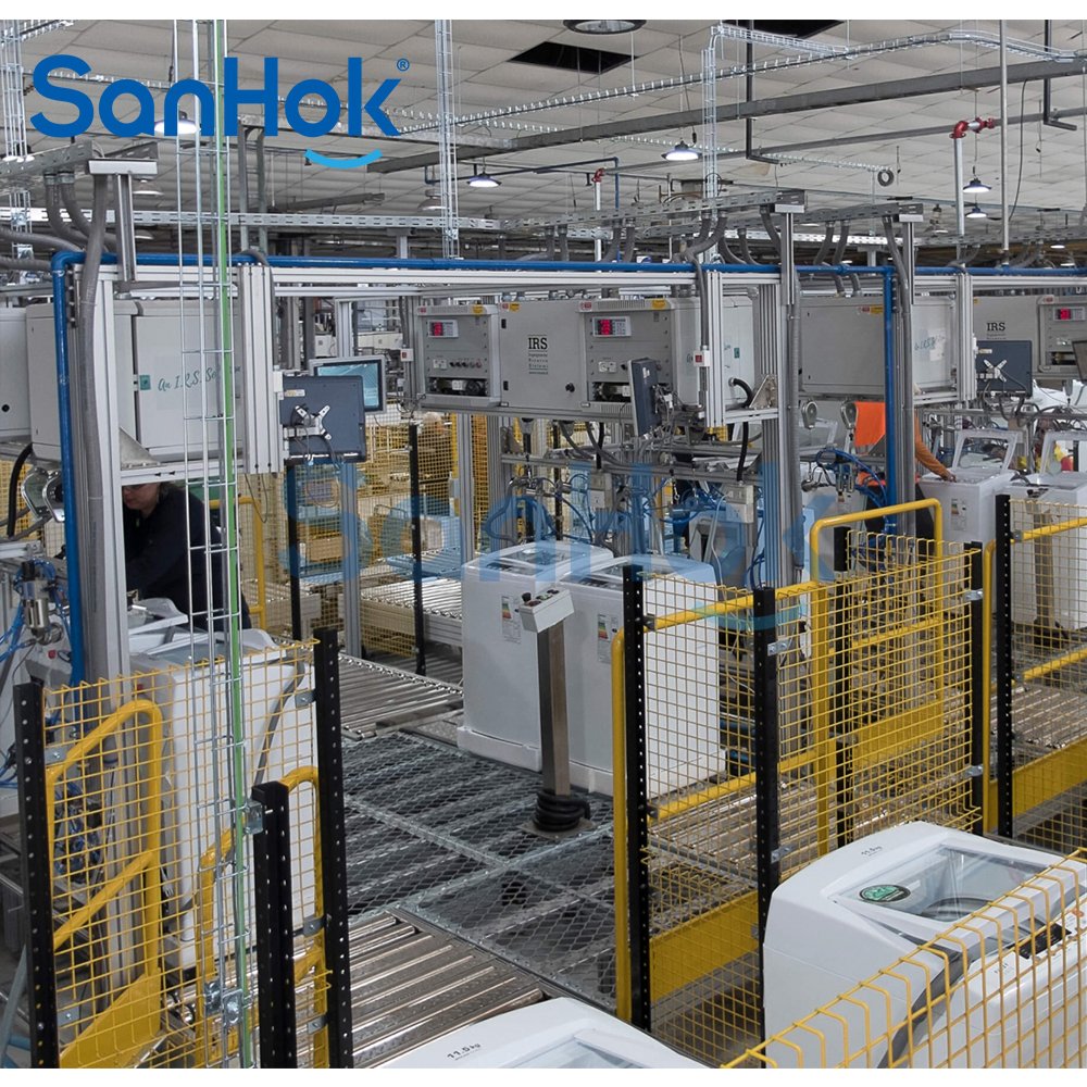 Automatic Front Loading Washing Machine Assembly Line For Washing Machine Production