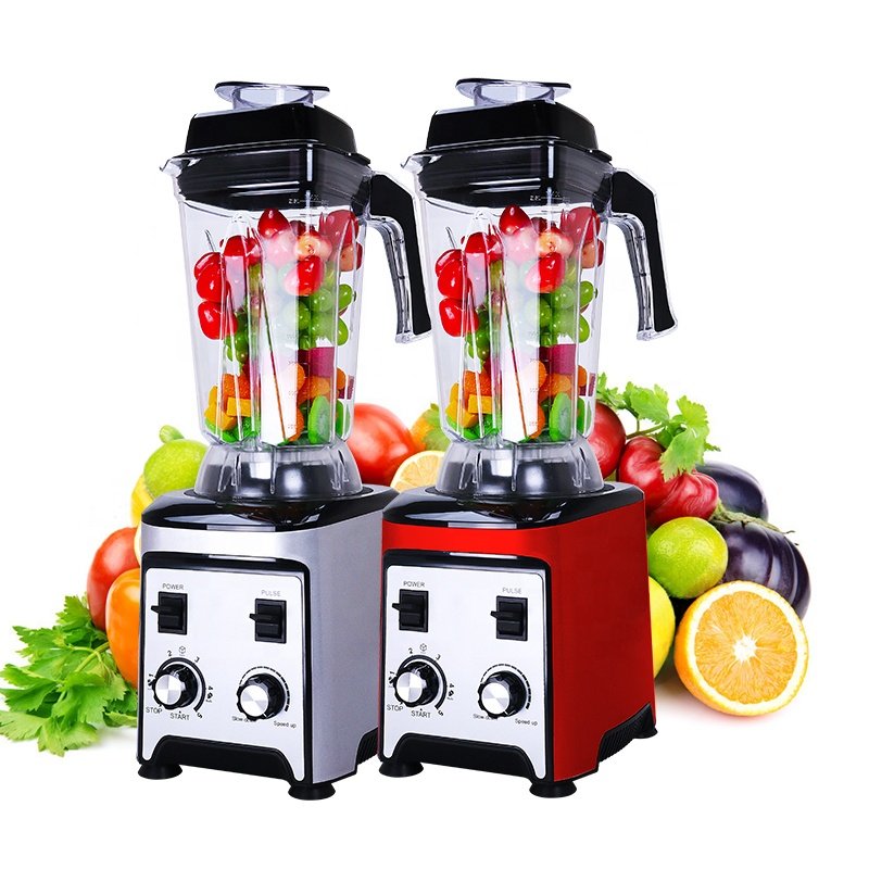 2.5L digital commercial blender with spices grinder food grade drink machine for professional use high power blender
