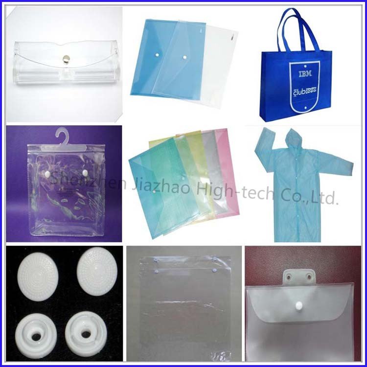 Fully automatic plastic button making machine
