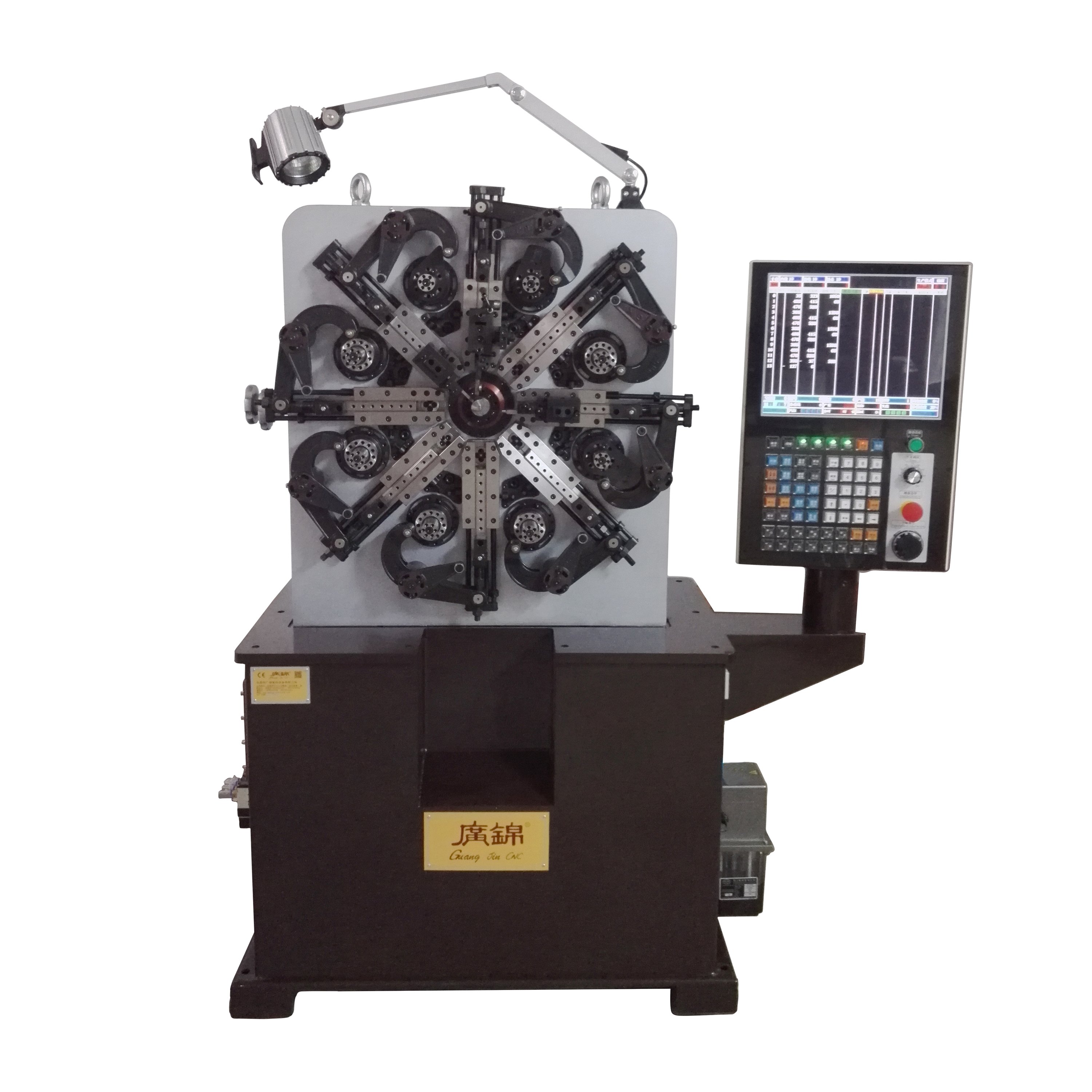 CNC spring forming machine constant force spring bathroom clip fishing clamp spring machine China factory Dongguan ccity
