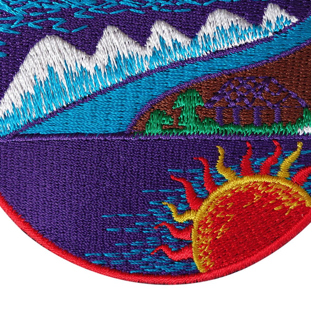 Custom Made Best Selling Logo Machine Embroidery Badges For Sale / OEM Service Low Prices Embroidery Machine Badges
