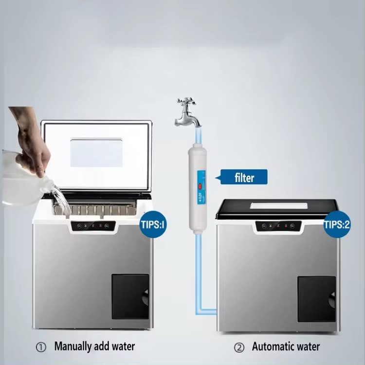 Ice Makers Automatic Portable Countertop Ice Bock Making Machine Small Mini Ice Maker Machine For Home Commercial Price