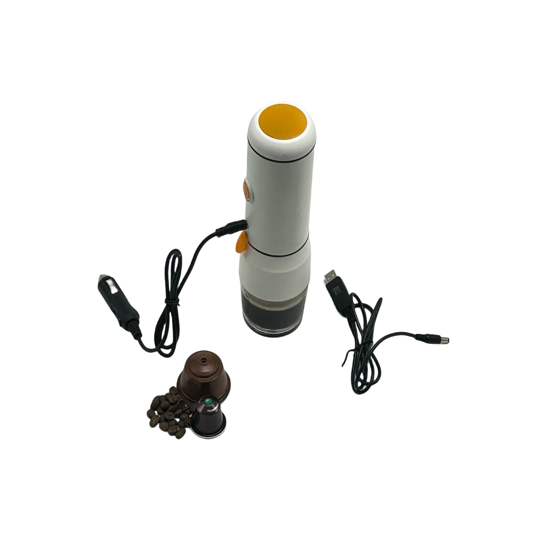 Espresso-Portable Mini Espresso Machine Self-heating 12V Car Coffee Maker