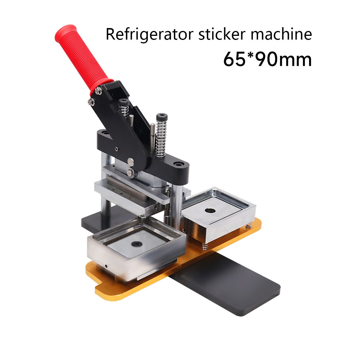Small Portable 50*50mm Badge Maker Machine Diy Photo Fridge Magnet Sticker Rectangle Badge Making Machine