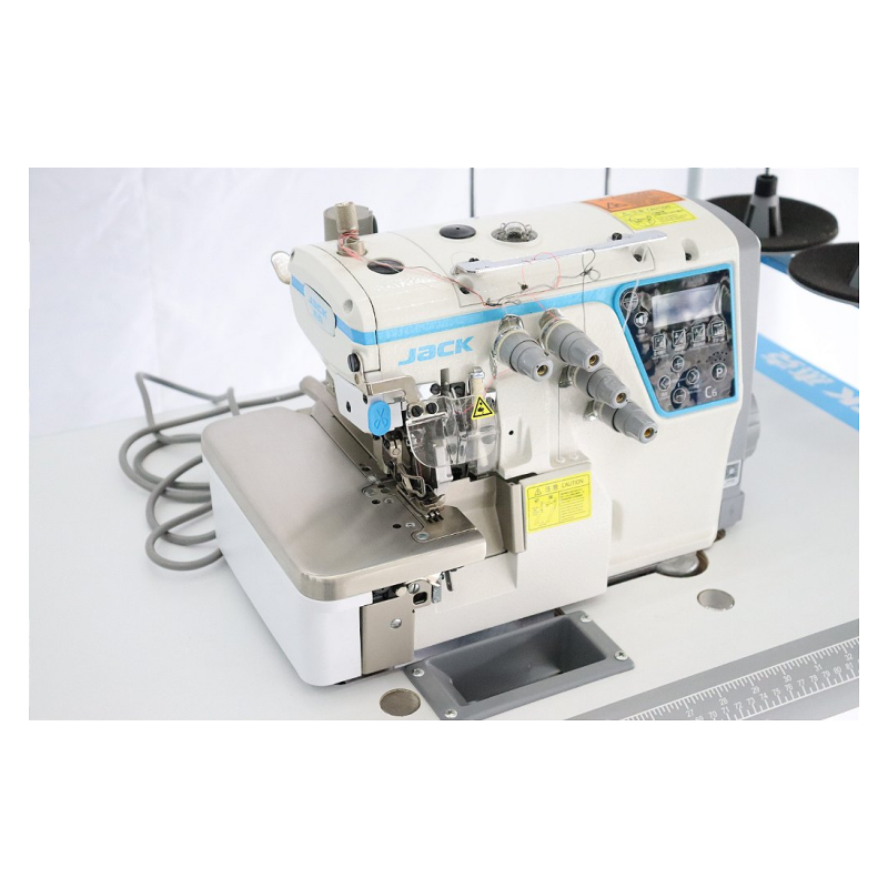 SecondHand Jack C6 Automatic Overlock Sewing Machine For Sewing 5 Thread 6 Thread Jeans Thick Material Overlock