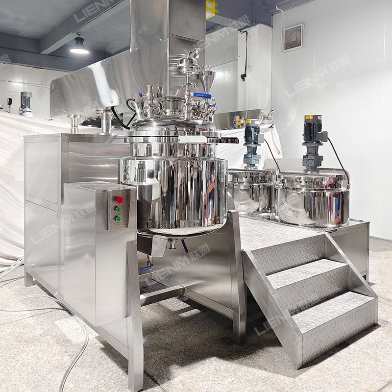 Hot Sale Liquid Mixers 100l Homogenizer Mixing Machine Mix Tank Cosmet Liquid Soap Making Machine