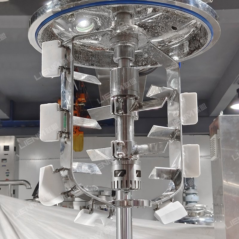 Hot Sale Liquid Mixers 100l Homogenizer Mixing Machine Mix Tank Cosmet Liquid Soap Making Machine