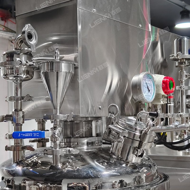Hot Sale Liquid Mixers 100l Homogenizer Mixing Machine Mix Tank Cosmet Liquid Soap Making Machine