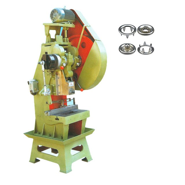 High speed metal button production line for making eyelet, prong snap button, spring prong socket