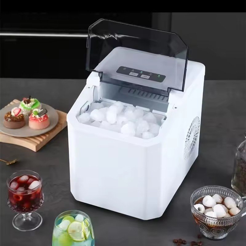 Automatic Household Mini Portable Ice Maker Machine Freestanding Automatic Liquid Freezer Ice Generator