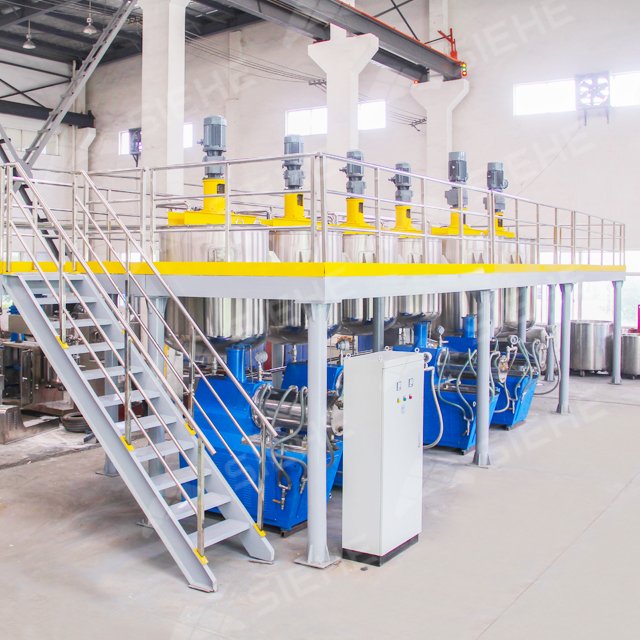 Professional Water Based Paint Making Machine Equipment Complete Production Line