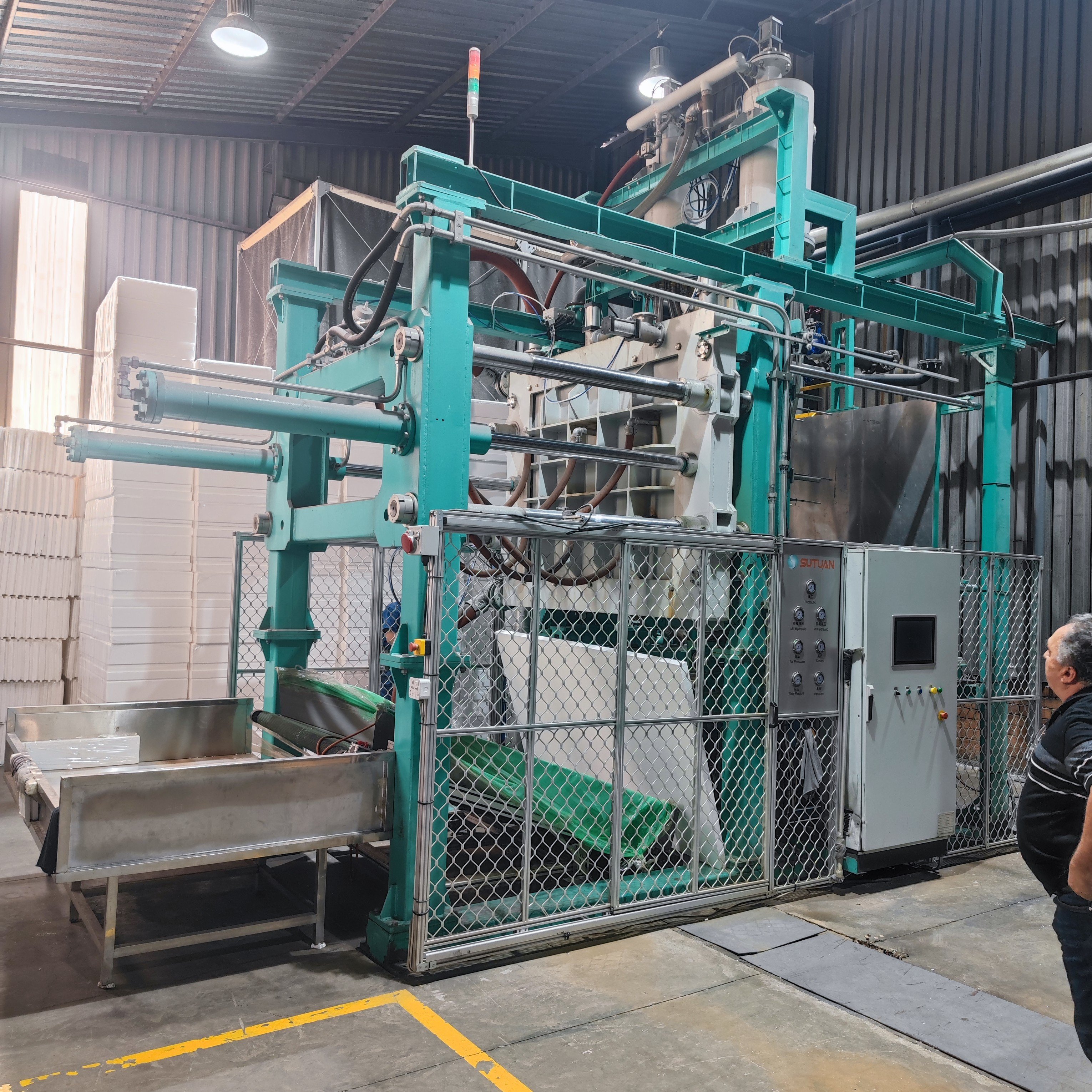 EPS Packaging Shape Moulding Machine for High Density Foam Box Production