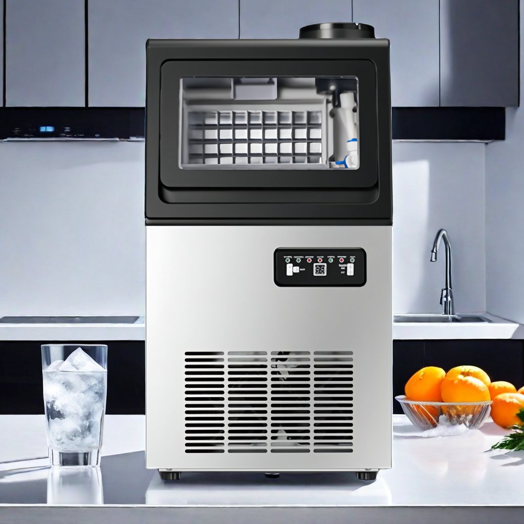 New Product Commercial Small Counter Top fashionable design Intelligent Continuous Square Ice Cube Maker Machine
