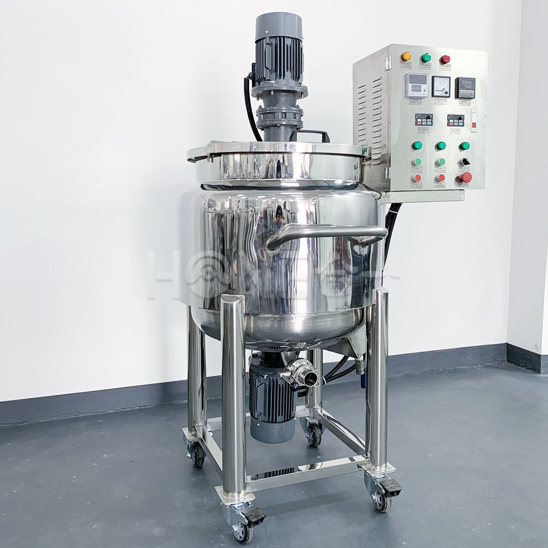 HONE Small capacity liquid soap production line liquid detergent manufacturing mixer hand wash making machine