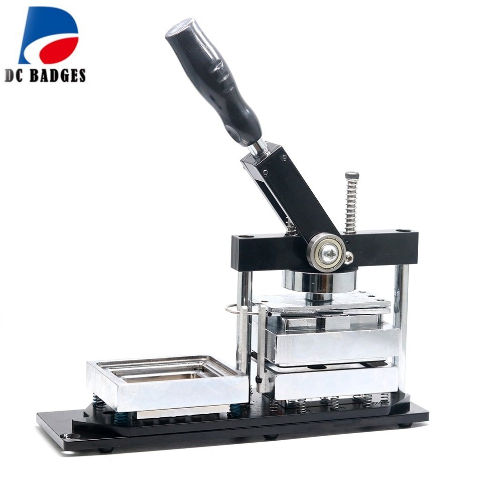 90*65MM Angular Corner Machine With A Simple Style Cutter And 200PCS Materials Rectangle 90*65cm shape fridge magnet Button