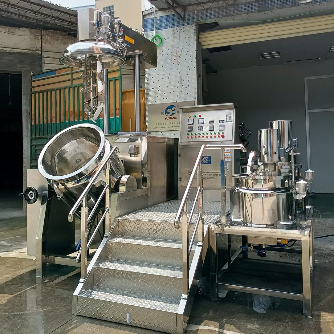 Hot Selling Steel Cream Emulsifying Machine Cosmetics Production Homogenizer with Mixing and Vacuum Capabilities