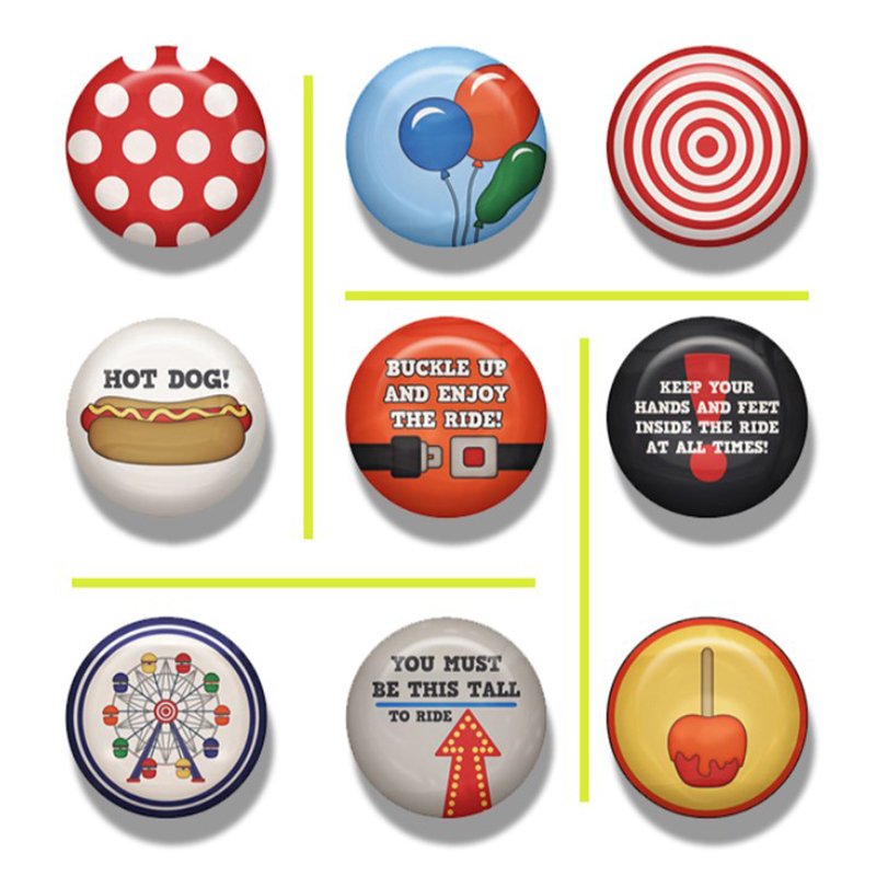 Manual Button Structure School DIY Custom Gift Heat Press Machine Green Button Badge Making Machine