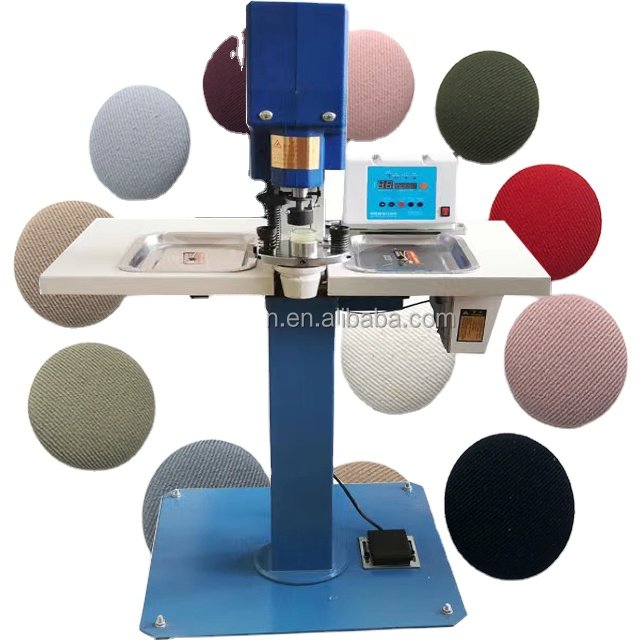 Top Grade Fabric Sofa Cover Button Making Machine Electric Slide Type Button Machine Button Pressing Machine