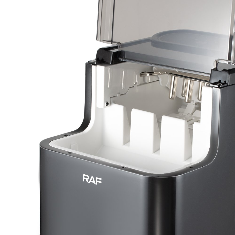 RAF New Automatic Fast Self Cleaning Countertop Ice Cube Maker Ice Machine 24H Counter Top Ice Maker For Home, Office, Bars