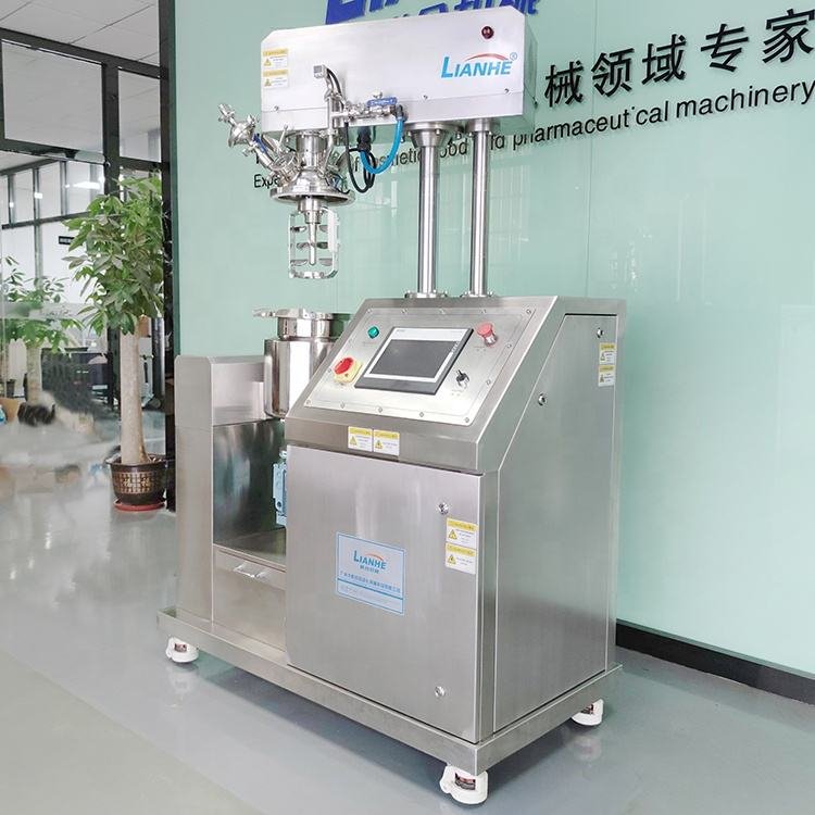 Laboratory Ointment Vacuum Emulsifying Mixer Homogenizer High Shear Liquid Agitator Emulsifier Mixer Lotion Making Machine