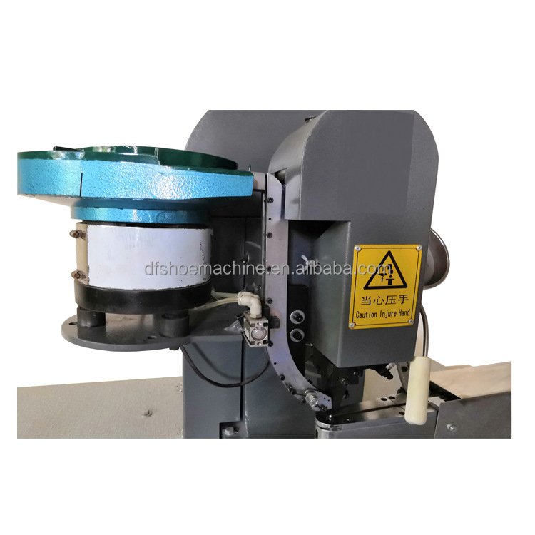 Automatic Footwear Brake Shoe Making Upper Hook Button Fastening Fixing Riveting Machine