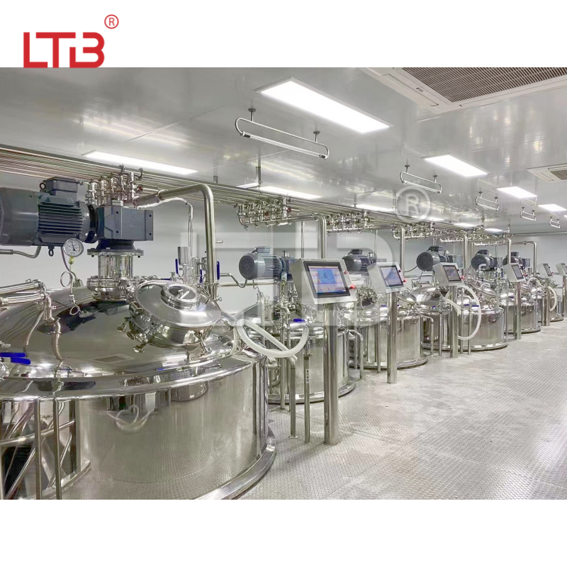 Mayonnaise Vacuum Body Lotion Cream Making Machines Liquid Chemical Mixing Machine Vacuum Emulsifier Mixer Homogenizer