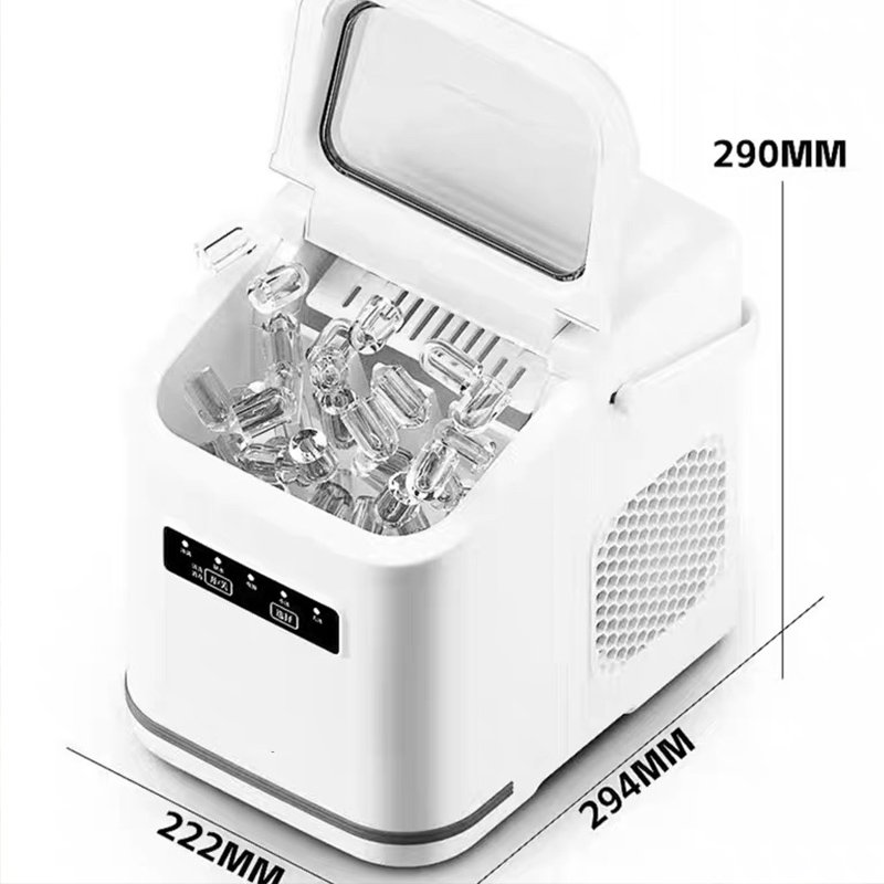 Hot Selling Kitchen Appliances Mini PP Ice Block Maker Machine Soft Keyboard Panel Ice Tube Making Machine with Touch Screen