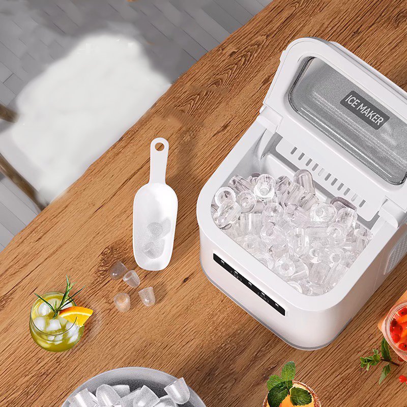 Hot Selling Kitchen Appliances Mini PP Ice Block Maker Machine Soft Keyboard Panel Ice Tube Making Machine with Touch Screen