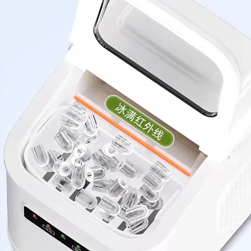 Hot Selling Kitchen Appliances Mini PP Ice Block Maker Machine Soft Keyboard Panel Ice Tube Making Machine with Touch Screen