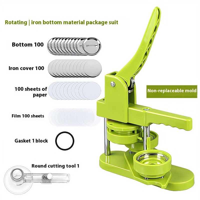 Round 25mm 32mm 37mm 44mm 58mm badge machine maker hand press button DIY pin maker pin button badge maker machine