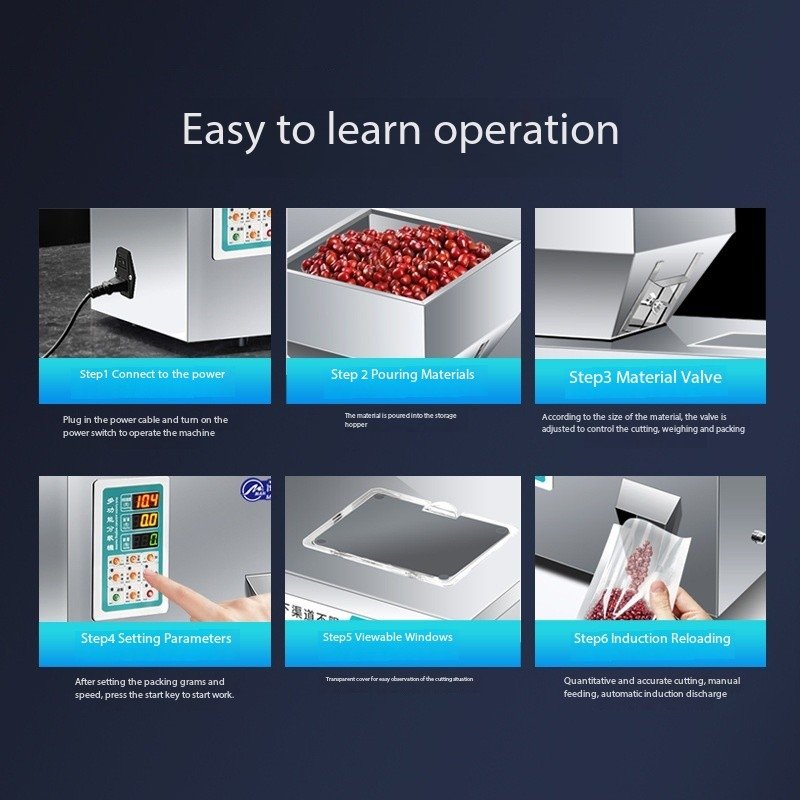 Manual Tea Coffee Spice Sugar Salt Seeds Granule Powder Nuts Cocoa Beans Bottle Sachet Weighting Filling Machine