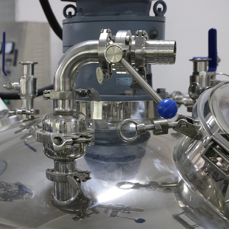 HoneMix 500kg Vacuum Cream Lotion High Shear Homogenizer Mixer Double Jacket Heating Petroleum Jelly Making Machine