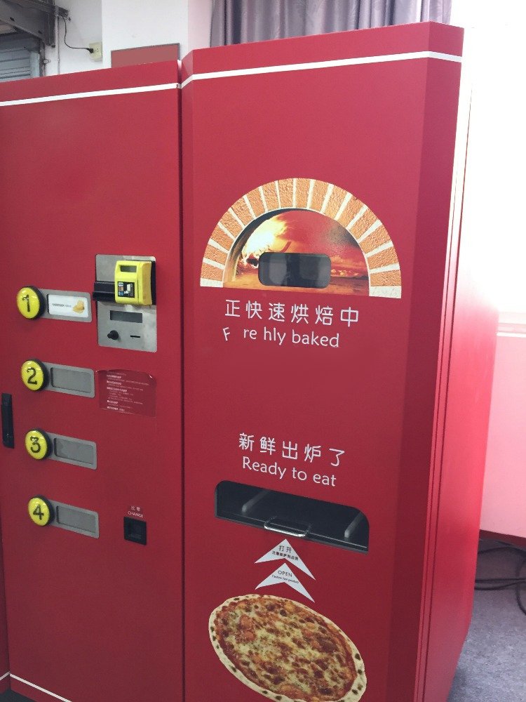 selective cold and frozen food combo vending machine italian pizza automate maker commercial pizza making machine for business