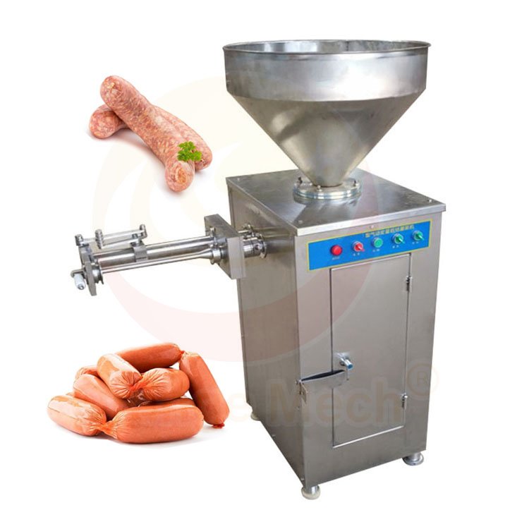 Semi Automatic Double Clipping Tying Button Sausage Machine Sausage Production Line
