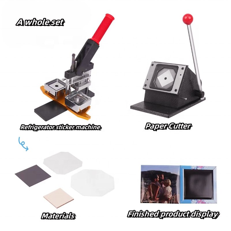 New Design 2"x2" 50*50MM Square Manual Rectangle magnet making machine