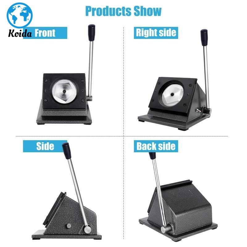 2024 new Heart Button Cutter 57*53mm Paper Punch Heart Shape Punch Cutter for Paper Heart Button Maker