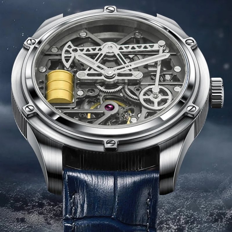Factory ready wholesale 50m waterproof fully automatic mechanical luxury men's watch wristwatch
