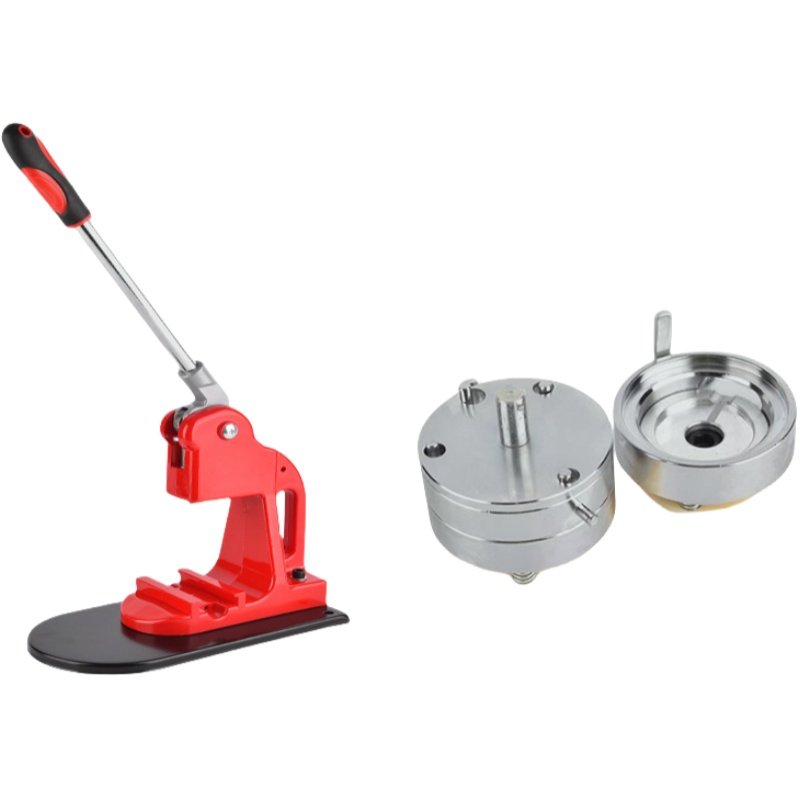 Automatic High Quality Diy Pin Badge Button Making Machine Pneumatic Badge Making Machine