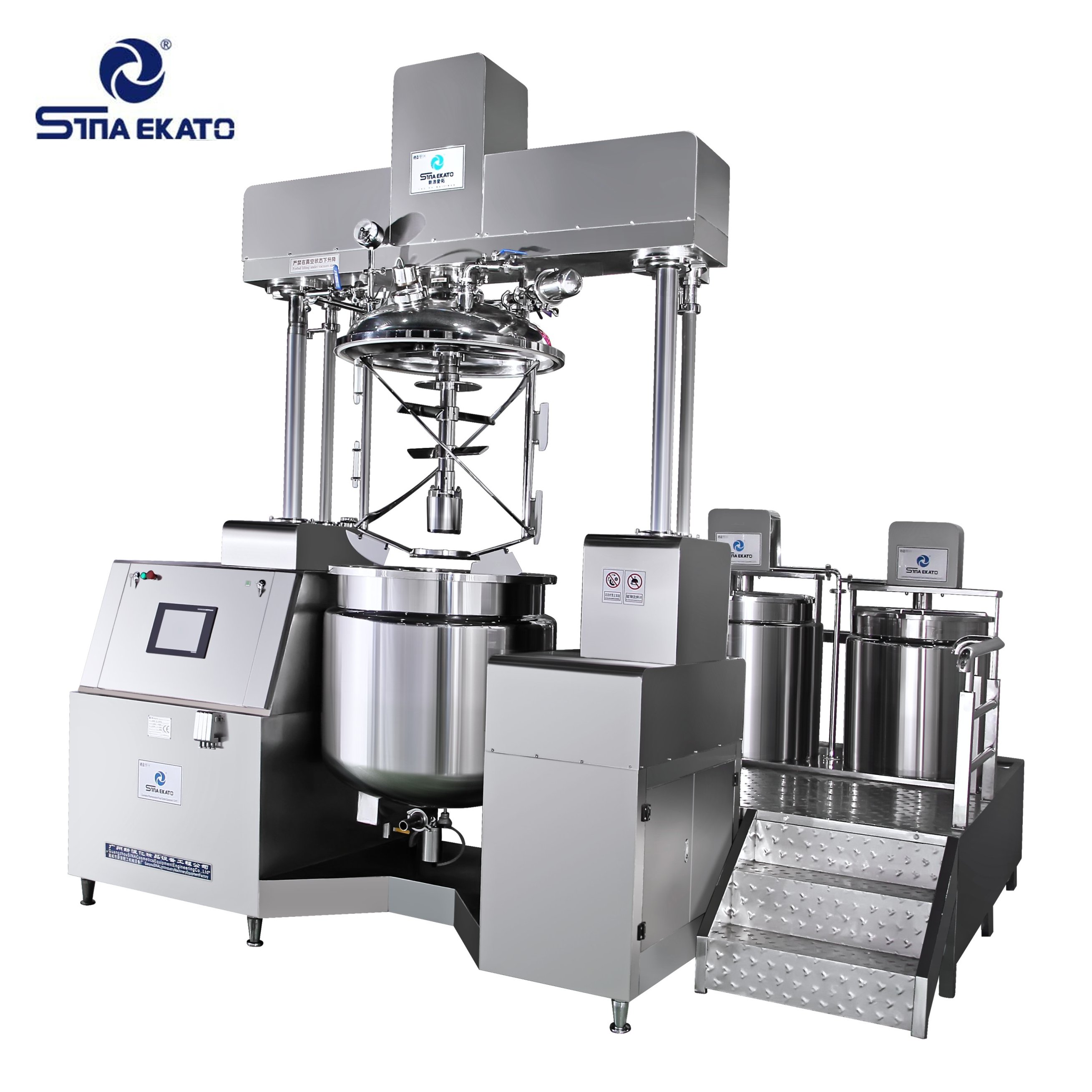 300L Cream Lotion Making Plant Cosmetics Vacuum Homogenizer Mixer Cream Lotion Making Machine from SINA EKATO