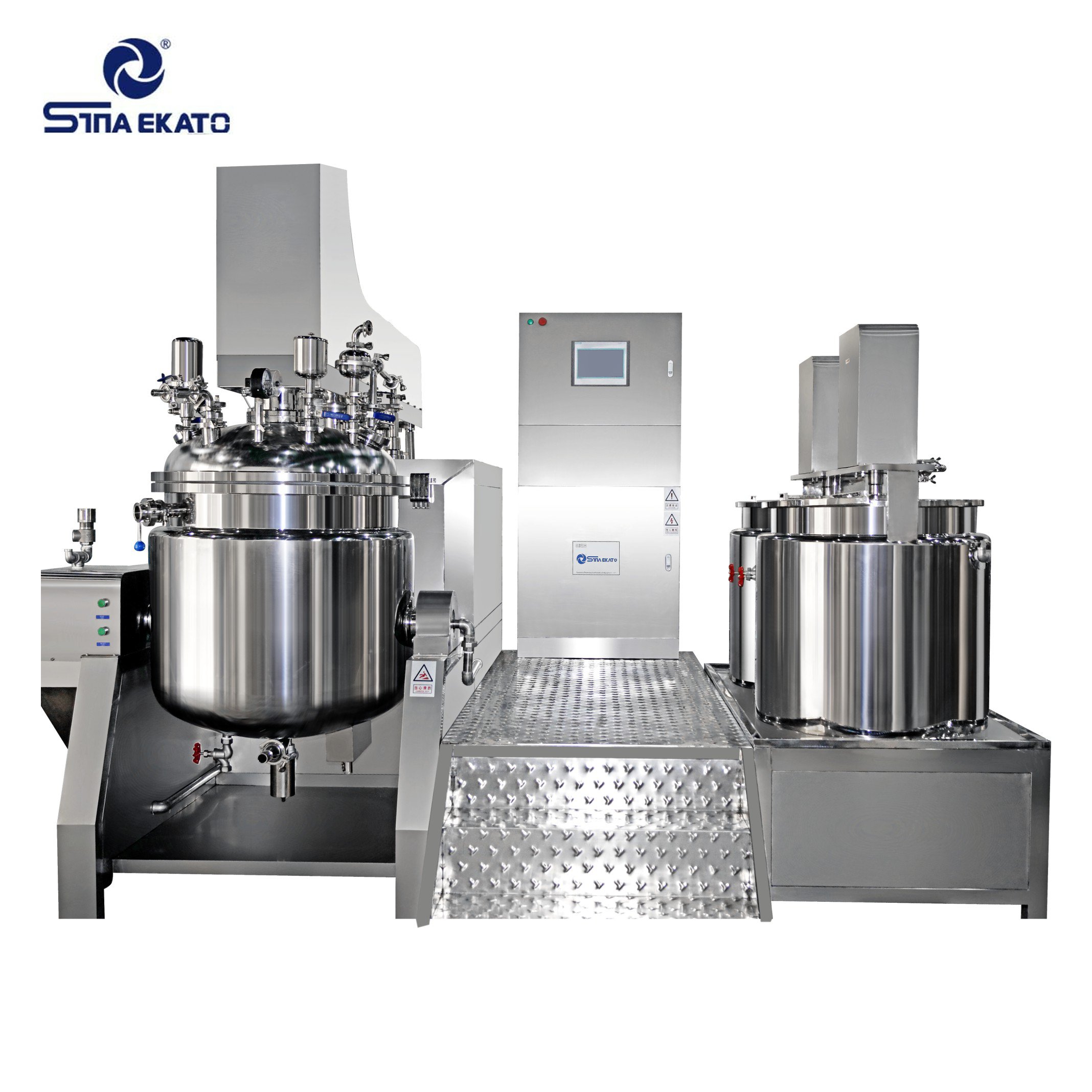 300L Cream Lotion Making Plant Cosmetics Vacuum Homogenizer Mixer Cream Lotion Making Machine from SINA EKATO